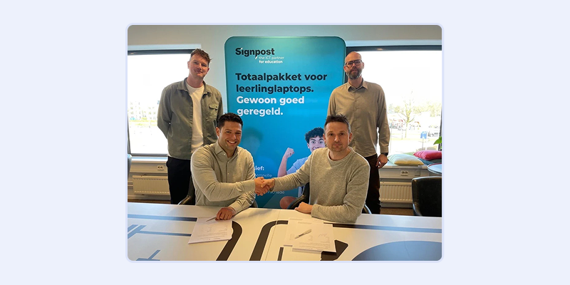 JoJoschool beschikbaar op schoollaptops van Signpost